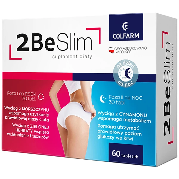 2Be Slim, 60 comprimate filmate, Colfarm
