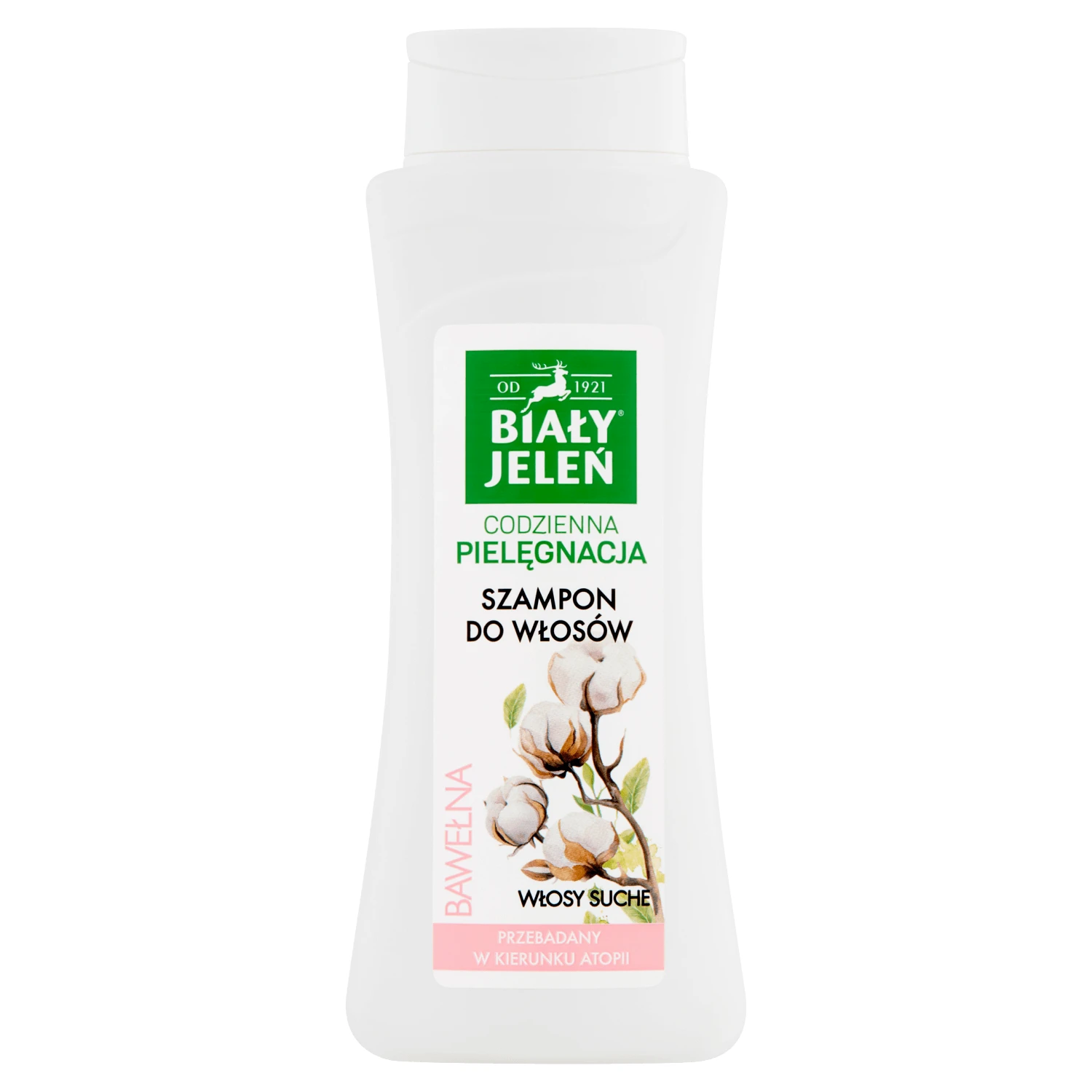 White Jeleń, Șampon hipoalergenic cu bumbac pur, 300 ml