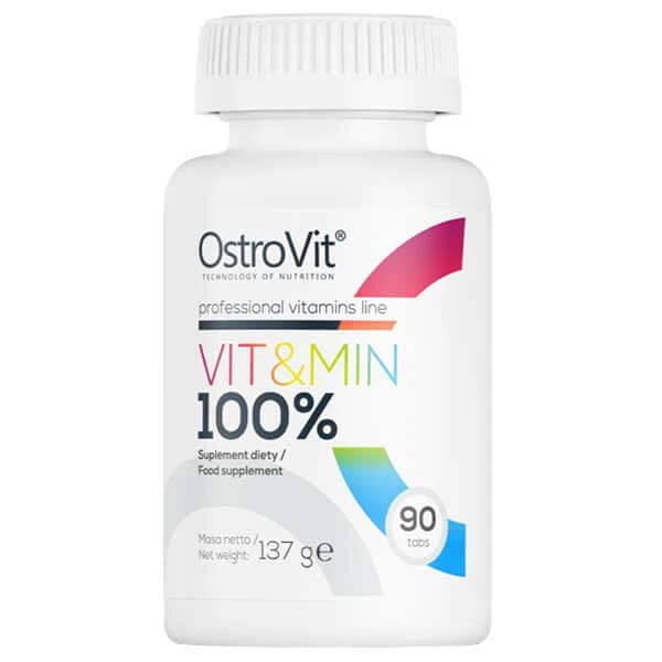 OstroVit Vit&Min 100%, 90 comprimate