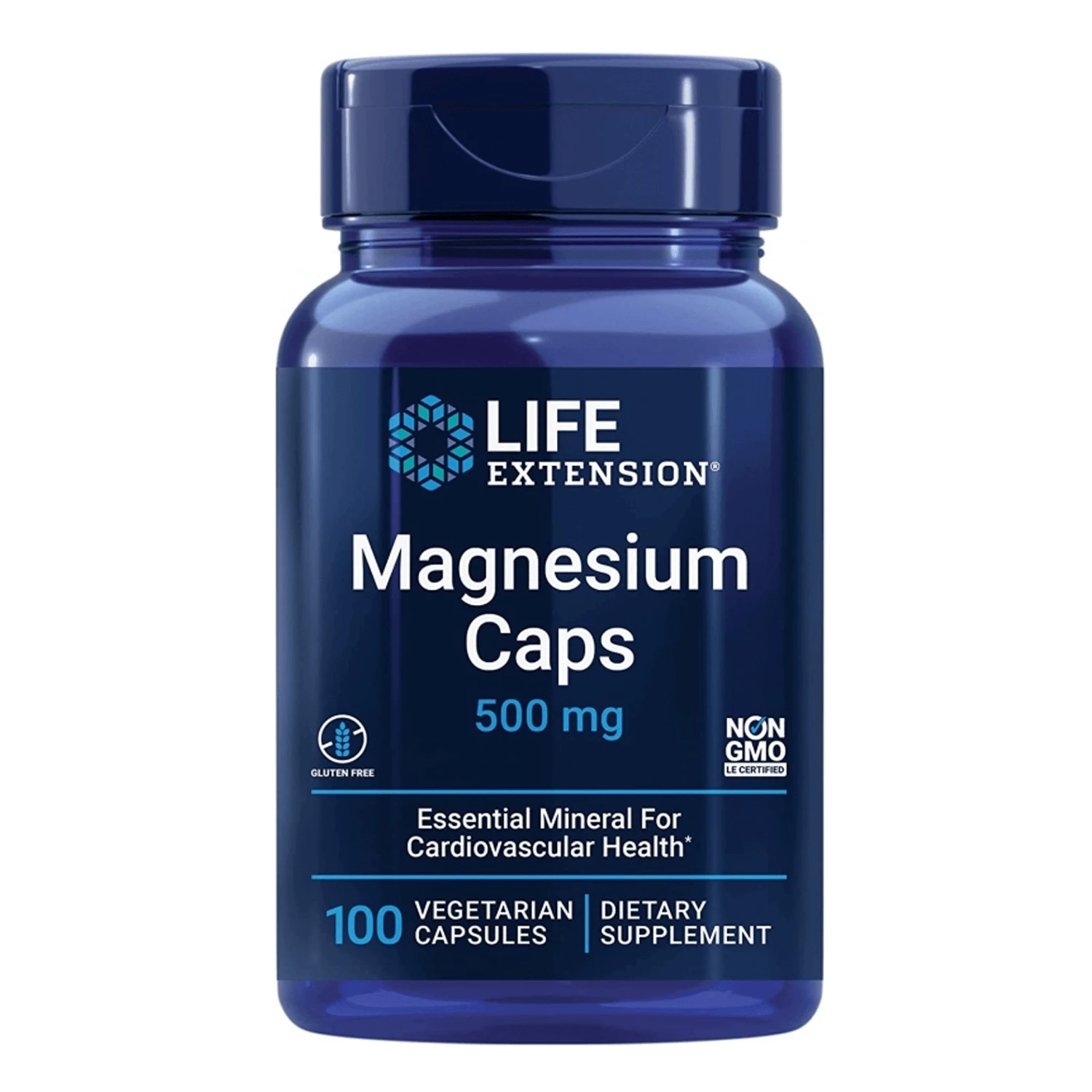 Life Extension Magnesium Caps, magneziu 500 mg, 100 capsule vegetale