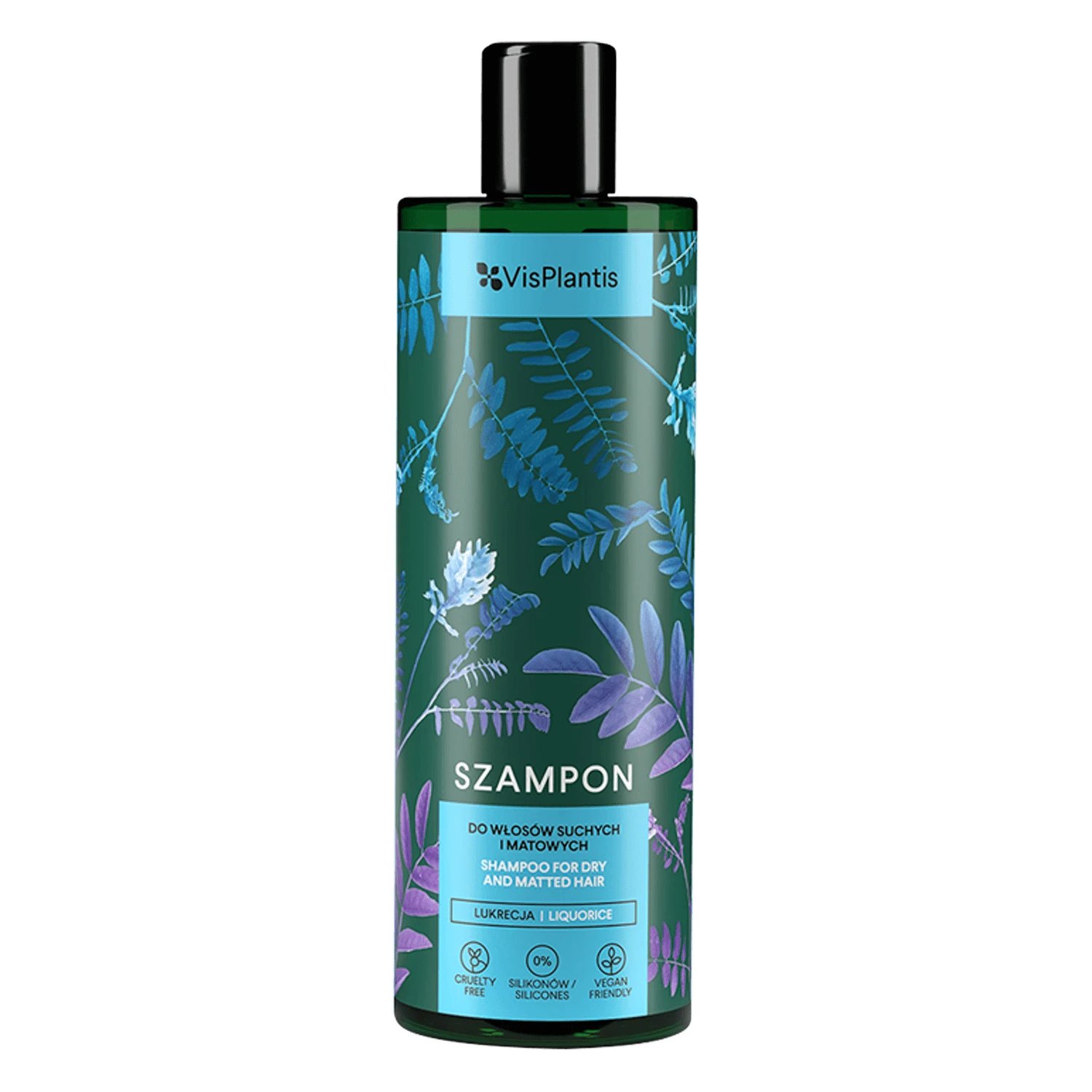 Vis Plantis Herbal Vital Care, șampon pentru păr uscat și tern, 400 ml