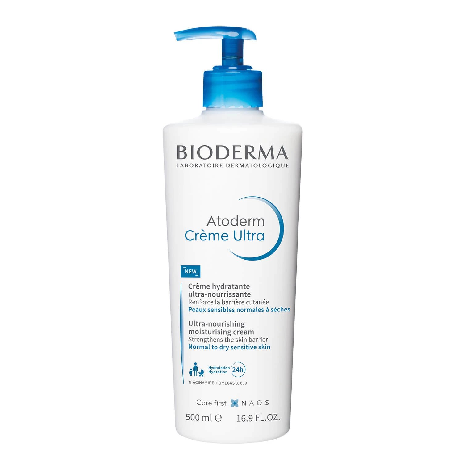 Cremă ultra-nutritivă pentru corp Bioderma Atoderm Crème Ultra,  500 ml, Naos