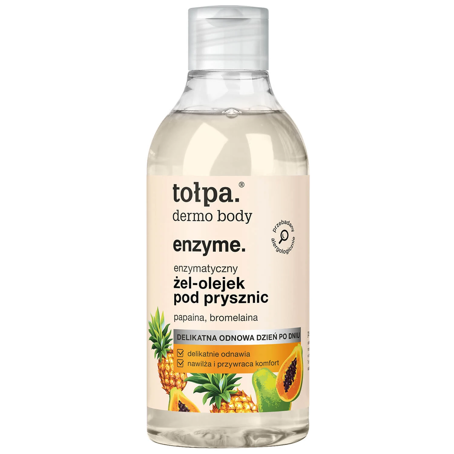 Tolpa Dermo Body Enzyme, Gel-ulei de duș enzimatic, 300 ml