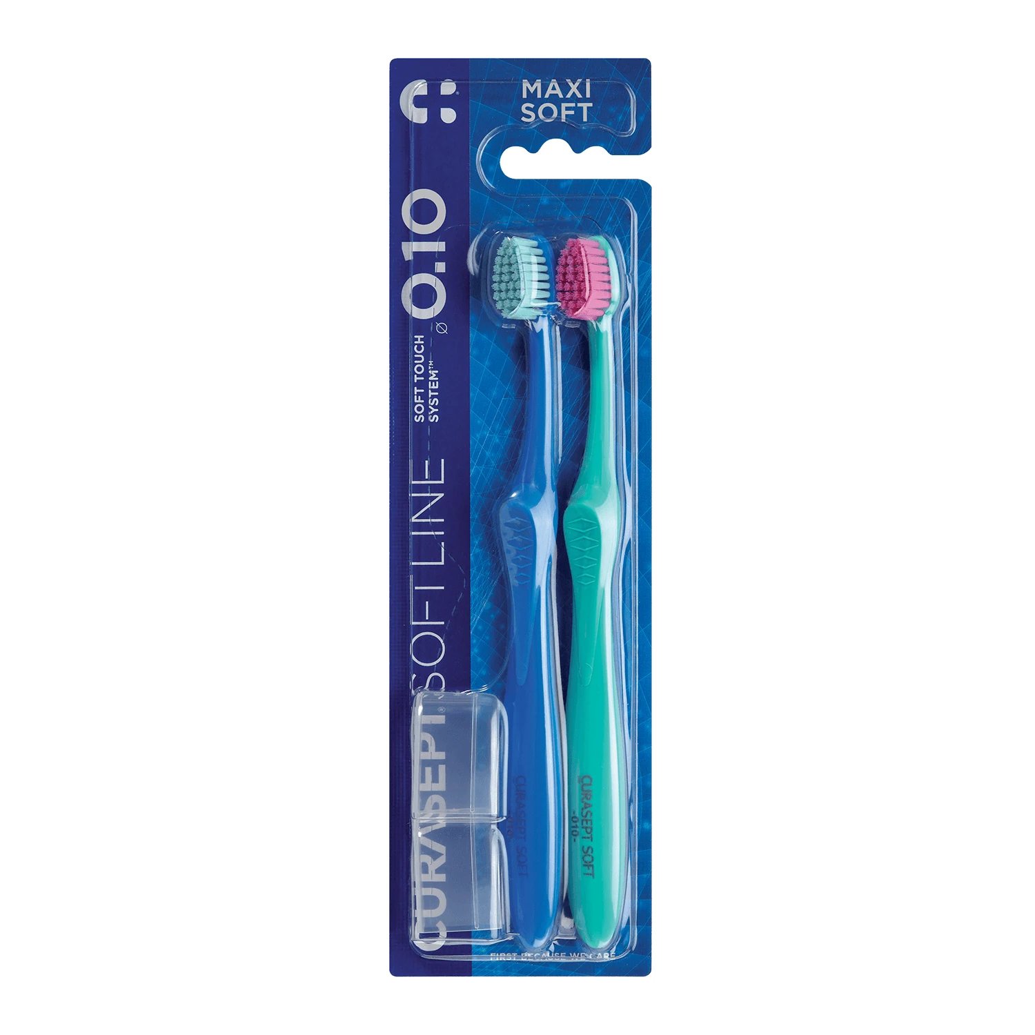Curasept Maxi Soft 010 Duopack, periuță de dinți, 2 bucăți