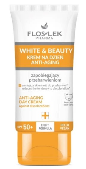 Flos-Lek Pharma White amp; Beauty Anti-Aging Cremă de zi SPF50+, 30 ml