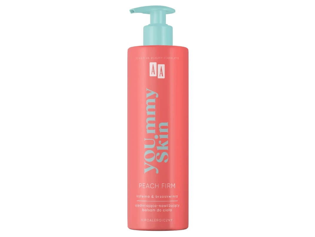 AA Yoummy Skin Peach Firm, Loțiune de corp fermizantă și hidratantă, 400 ml