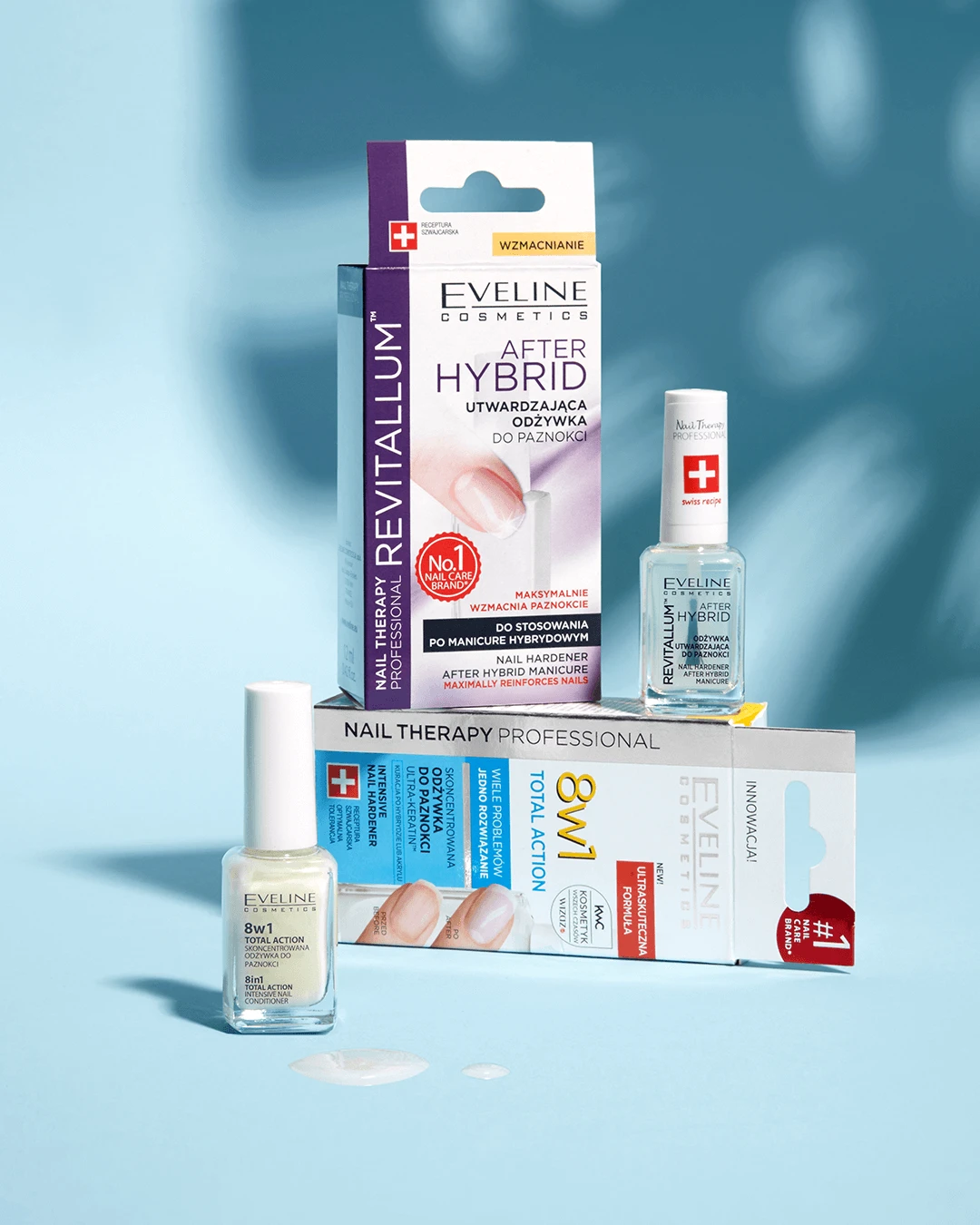 Eveline Cosmetics After Hybrid, Balsam regenerant pentru unghii, 12 ml