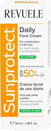 Revuele Cremă de față pentru ten mixt/gras cu SPF50+, 50 ml