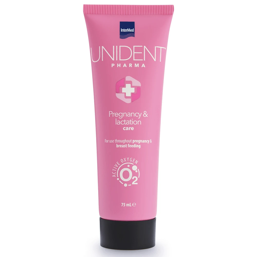 Pasta de dinti pentru perioada sarcinii si alaptarii Pregnancy & Lactation Care Unident Pharma, 75 ml, Intermed