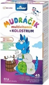 VITAR MUDráčik multivitamine + colostru 1×45 tbl