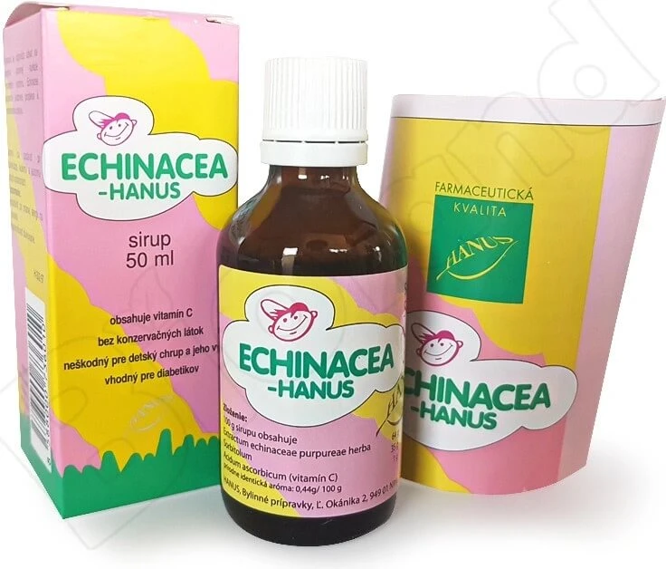 HANUS ECHINACEA SIROP PENTRU COPII 1×50 ml, sirop pentru copii, 6m+