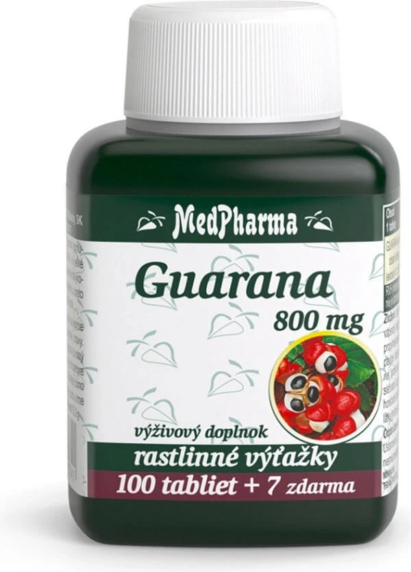MedPharma GUARANA 800MG 1×107 tbl, guarana
