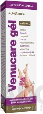MedPharma VENUCARE GEL NATURAL 1×150 ml, gel 120 ml+30 ml gratuit