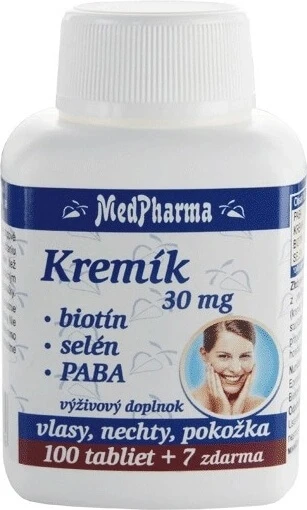 MedPharma KREMIK 30mg+Biotin+Selenium+PABA 1×107 tbl
