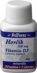 MedPharma HORCHIK 300MG+VIT. D 1×37 tbl, supliment alimentar