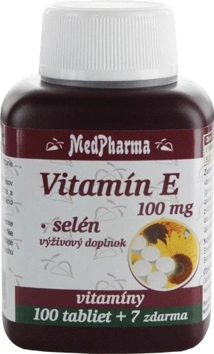 MedPharma VITAMINA E 100 1×107 cps, supliment alimentar