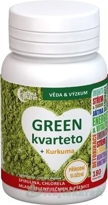 Astina GREEN Quartet + Turmeric 1×180 tbl, supliment alimentar