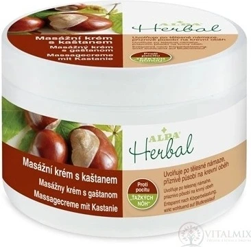 ALPA Cremă de masaj pe bază de plante cu castan 1×250 ml, cremă de masaj