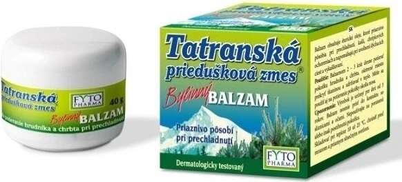 FYTO Tatra amestec bronșic pe bază de plante BALM 1×40 g, pentru răceli