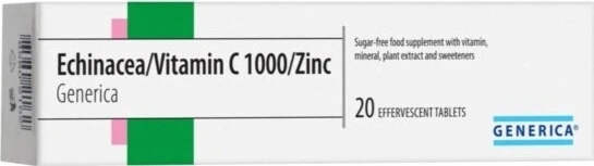 MedPharma ECHINACEA 50 mg + Vitamina C + Zinc 1×20 tbl