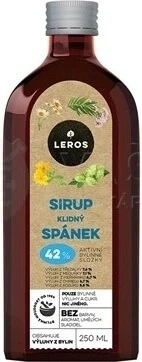 LEROS SIRUP CALM SLEEP 1×250 ml, sirop pentru somn liniștitor și netulburat