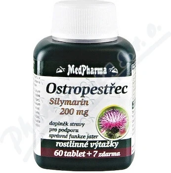 MedPharma Thistle Silymarin 200 mg 1×67 tbl, supliment alimentar
