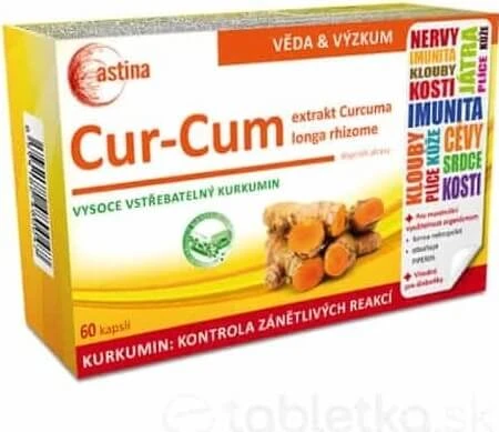 Astina Cur-Cum 1×60 cps, curcumină foarte absorbabilă