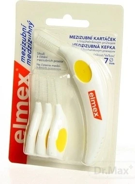 ELMEX INTERDENTAL No.7 YELLOW 1x4 buc, perii interdentare
