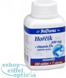 MedPharma HORCHIK 300MG+VIT. D 1×107 tbl, supliment alimentar