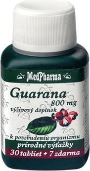 MedPharma GUARANA 800MG 1×37 tbl, guarana