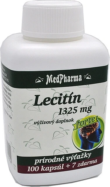 MedPharma Lecithin Forte 1325 mg 1×107 cps, supliment alimentar