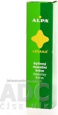 ALPA CREAM LESANA 1×40 g, masaj pe bază de plante