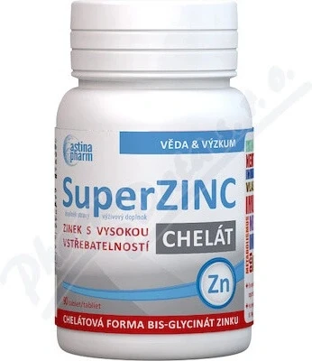 Astina SuperZINC CHELATE tbl 1x90 buc