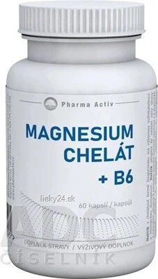 Pharma Activ MAGNESIUM CHELATE + B6 1×60 tbl, supliment alimentar