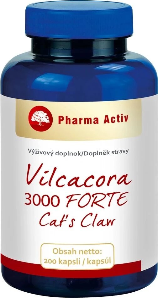 Pharma Activ Vilcacora 3000 FORTE Cat´s Claw 1×200 cps, supliment alimentar