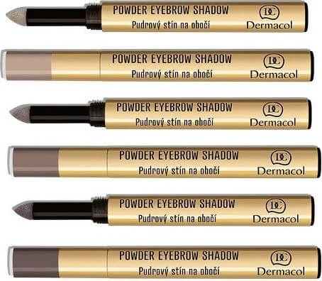 Dermacol Eyebrow Powder Shadow No.3 1×1 g, rezistent la apă