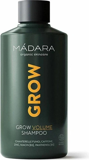 Mádara Grow, Șampon pentru volum și creșterea părului 1×250 ml, șampon natural