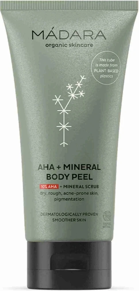 MÁDARA AHA + MINERAL Scrub de corp 175ml 1×175ml, scrub de corp
