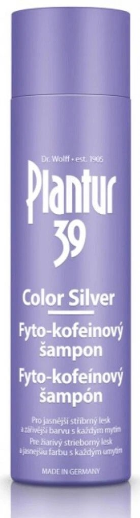 Plantur 39 Color Silver Phyto-caffeine șampon 1×250 ml, șampon cu cafeină