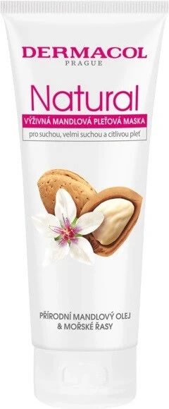 Dermacol NATURAL Nourishing Almond Face Mask 1×100 ml, mască de față