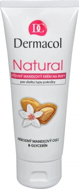 DERMACOL NATURAL Almond Hand Cream 1×100 ml, cremă de mâini