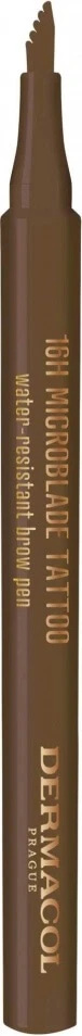 Dermacol 16H Microblade Tattoo stilou pentru sprâncene nr.01 1×1 ml, marker pentru sprâncene