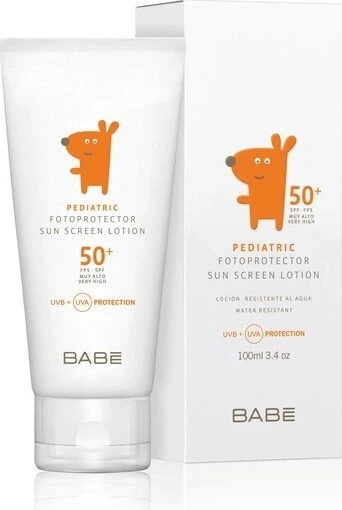 BABE DETS.OP.MILK SPF50+ 100ML CEUMED 1×100 ml, (Loțiune de protecție solară pediatrică)