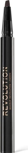 Revolution, Hair Stroke Brow Pen Dark Brown 1×0.50 ml, creion sprâncene
