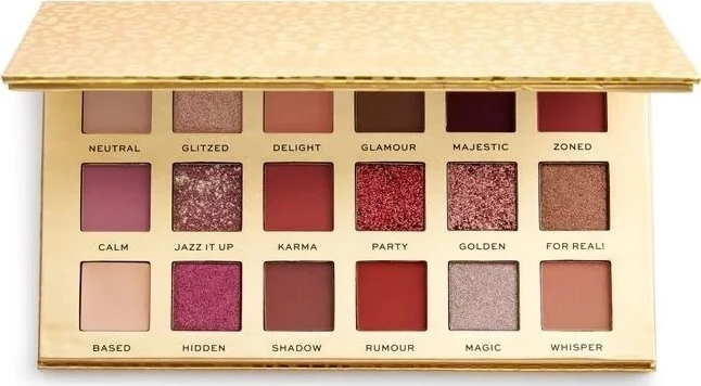 Revolution PRO, New Neutral, paletă de farduri de ochi 1×18 g, paletă de farduri de ochi