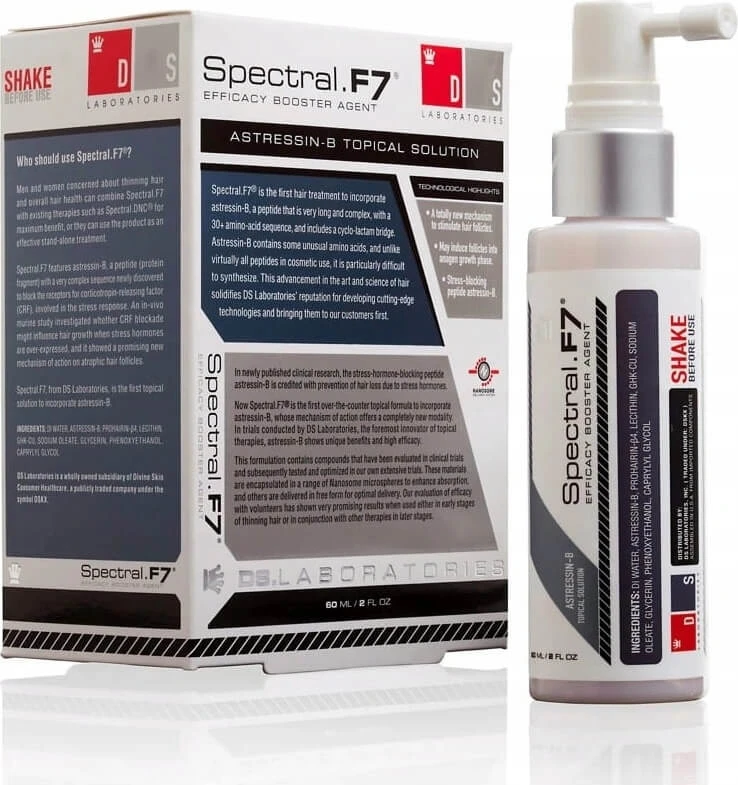 DS Laboratories ser împotriva căderii părului prin stres SPECTRAL F7 60 ml 1×60 ml, ser împotriva căderii părului