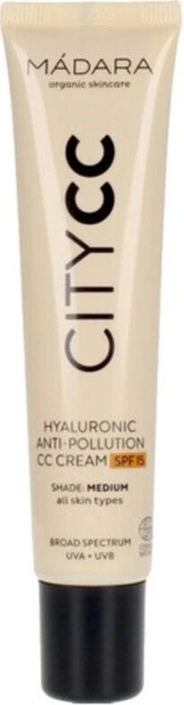 Mádara CITY CC Cream, bej mediu 1×40 ml, cremă cu SPF