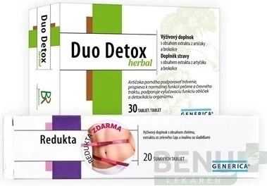 GENERICA DUO DETOX Herbal 1×30 tbl, supliment alimentar