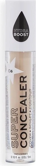Revolution Relove, Super Concealer Radiant Matte C6, concealer 1×3 ml, concealer