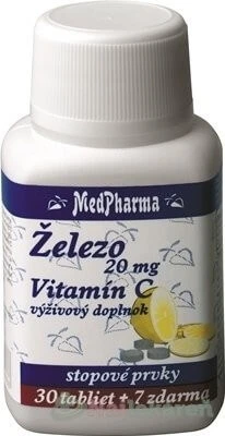 MedPharma FIER 20MG + Vit. C 1×37 tbl, fier